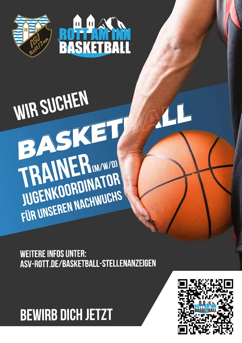 Basketball-Stellenanzeige-Trainer